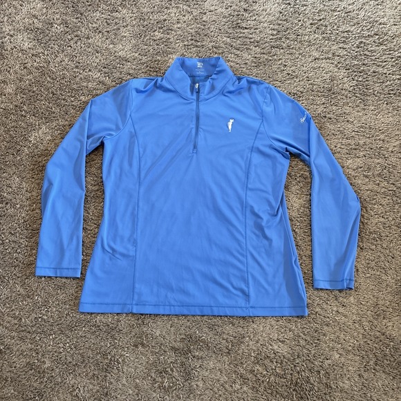 EP New York Other - WOMEN'S EP NEW YORK 1/4 ZIP MOCK‎ POLO Spanish Bay SIZE Large L